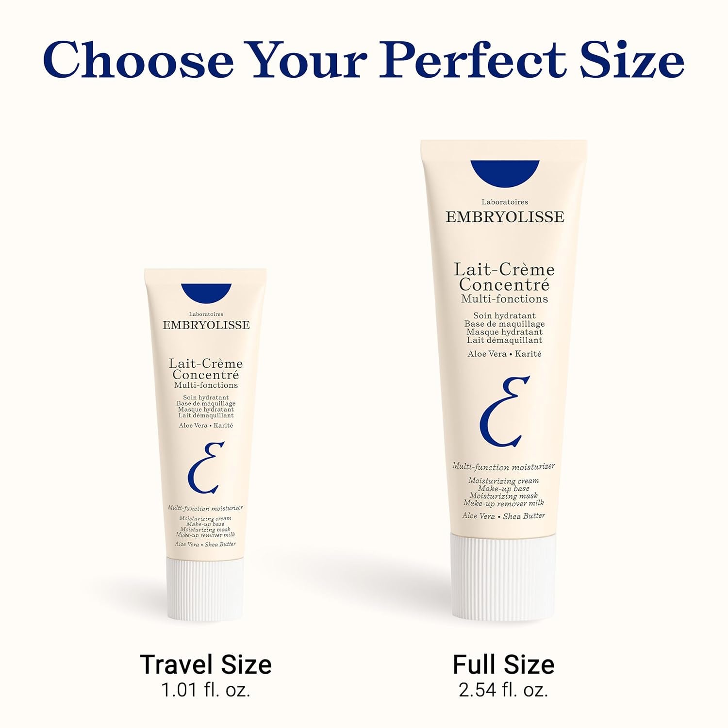 Embryolisse Lait-Crème Concentré, Face Cream & Makeup Primer - Cream for Daily Skincare - Face Moisturizers for All Skin Types (New Packaging)