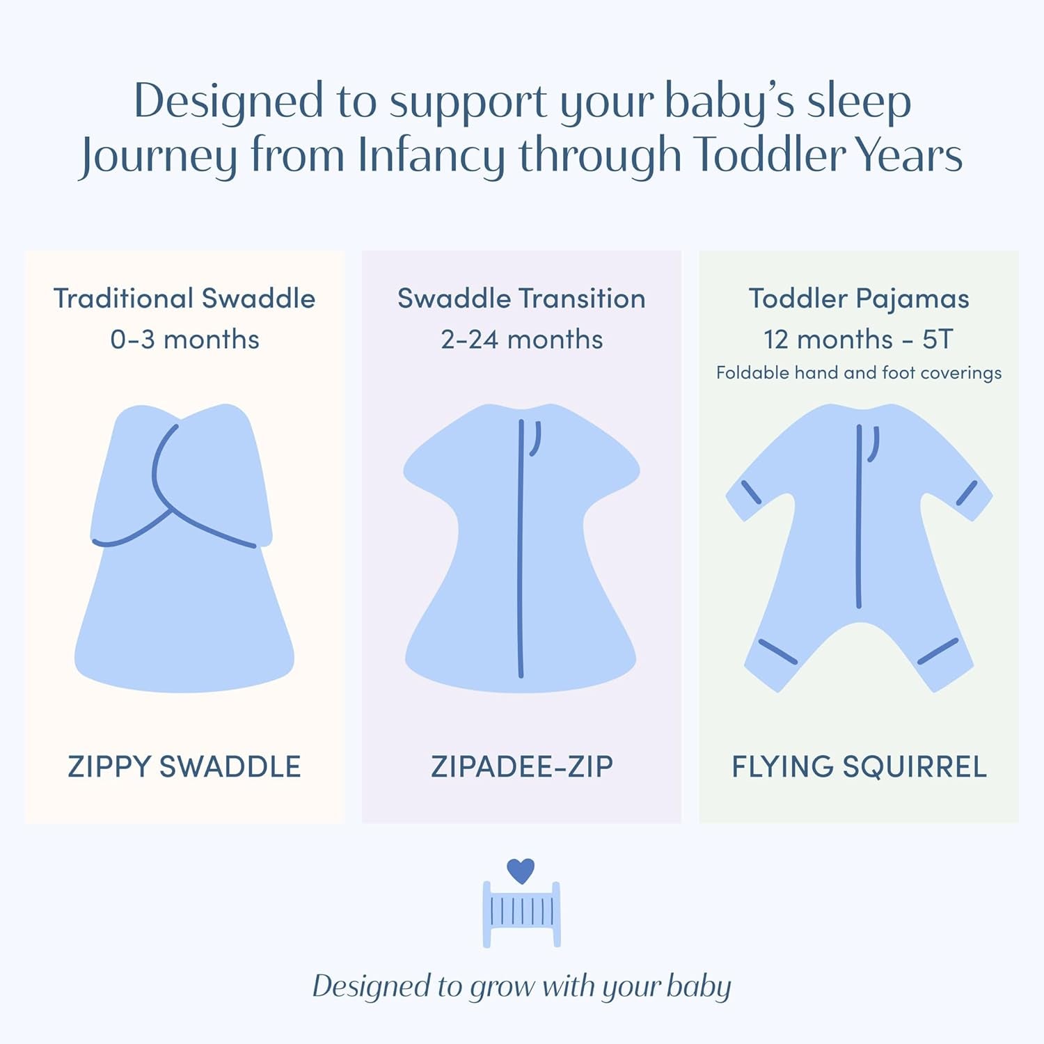 Sleeping Baby Zipadee-Zip Cotton Transition Swaddle Blanket - Baby Sleep Sack and Baby Blanket - Friendly Fox - 3-6 Months - 8-13 Lbs - 18-26"
